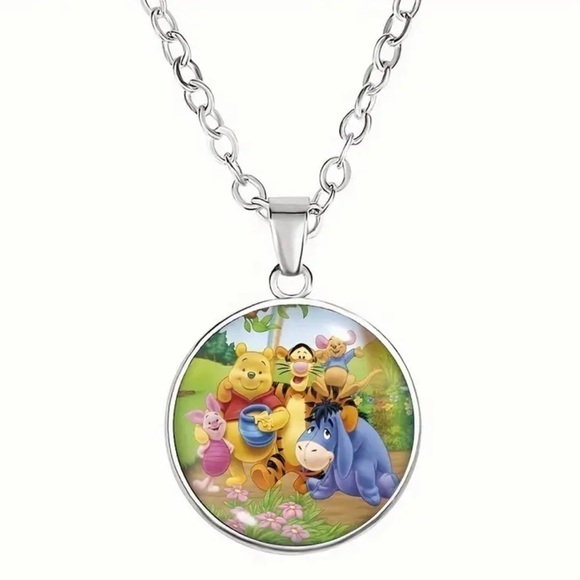 Winnie The Pooh & friends necklace (new) - Picture 1 of 6
